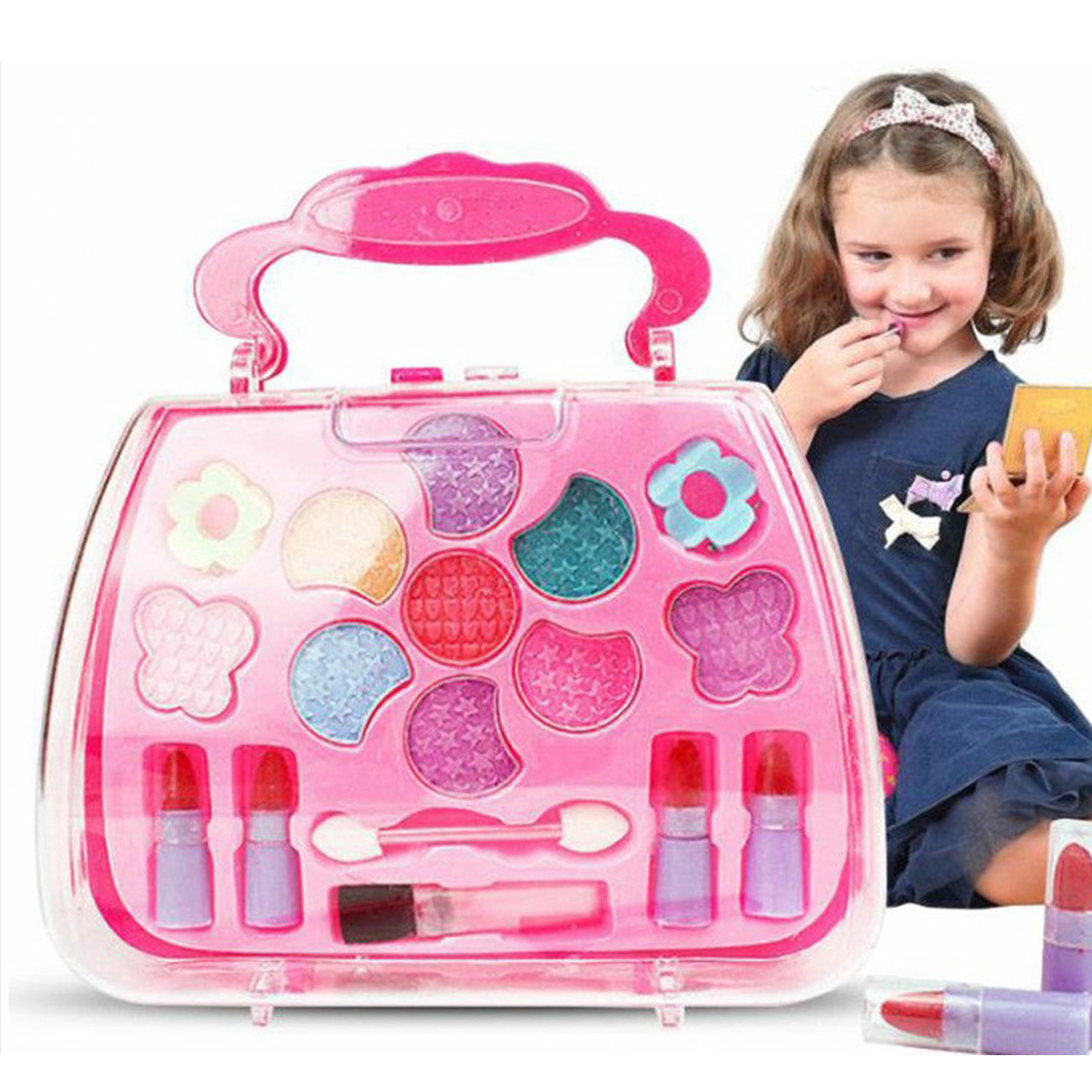 Beauty Makeup Kit For Kids - Brinquedos de maquiagem para meninas crianças