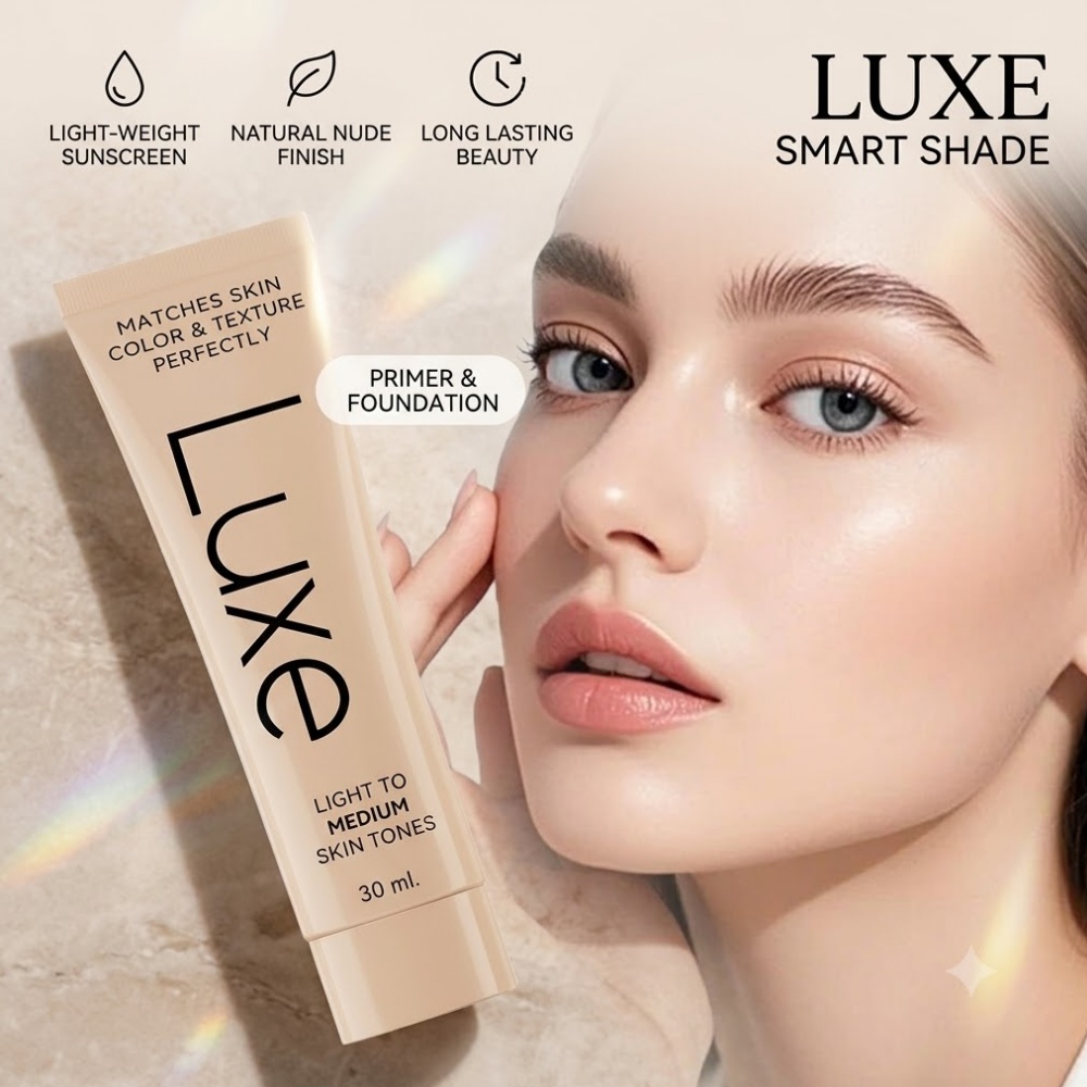 Beauty Makeup Foundation - Base Líquida Inteligente LUXE com Efeito