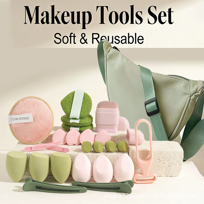 Beauty Makeup Kit - Bolsa Estilosa para Maquiagem com 23
