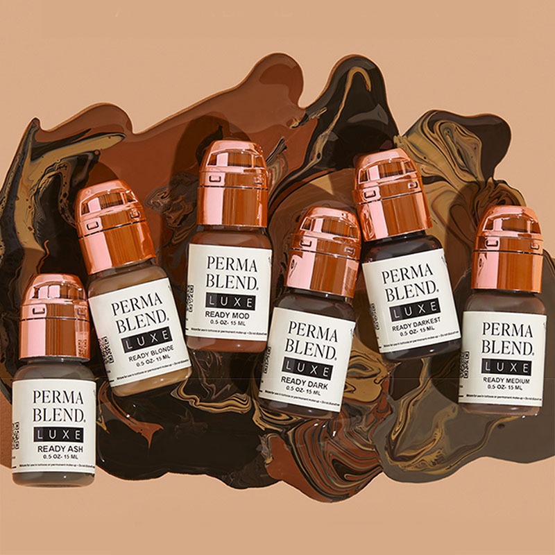 Beauty Luxe Makeup - Tintas de maquiagem permanente para sobrancelha
