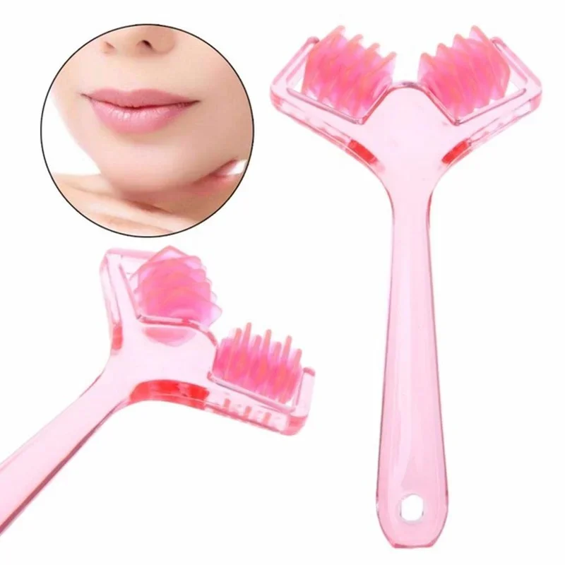 Face Massager - 1pc portátil rolo duplo massageador facial