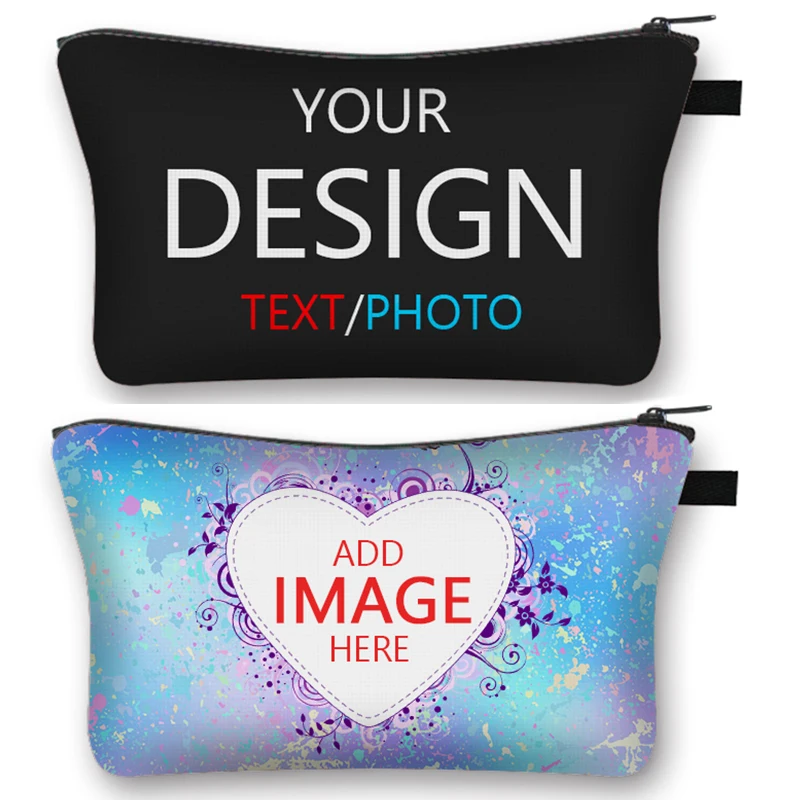 Beauty Makeup Images - Estojo cosmético com logotipo fotográfico personalizado