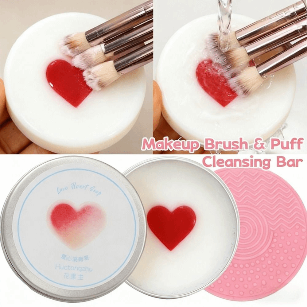 Beauty Makeup Sponge - Sabonete Limpador de Pincéis de Maquiagem