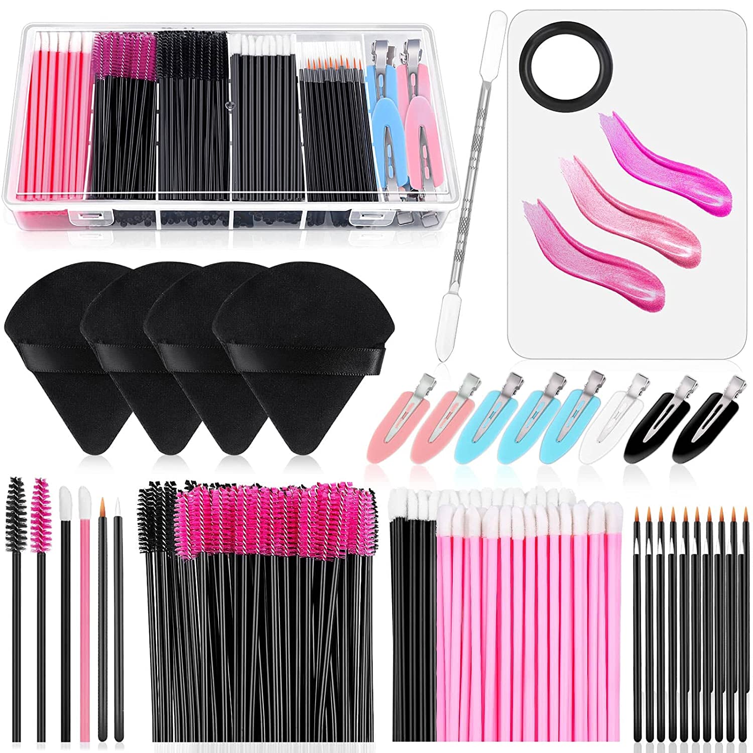 Makeup Beauty Ro - Aplicadores de maquiagem kit triângulo maquiagem