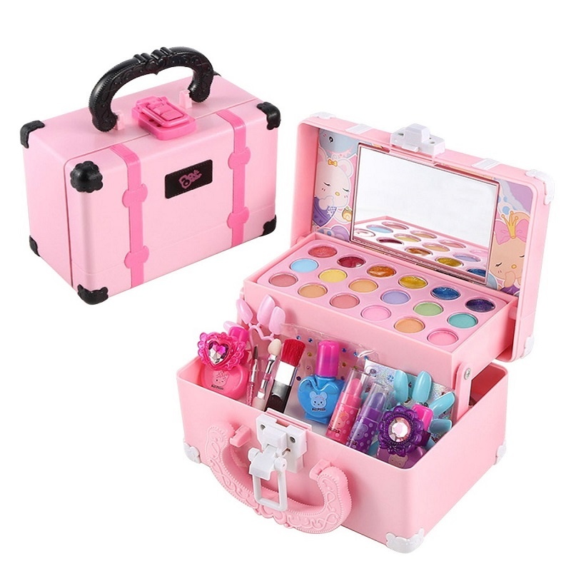 Beauty Makeup Kit For Kids - Crianças conjunto de maquiagem batom maquiagem