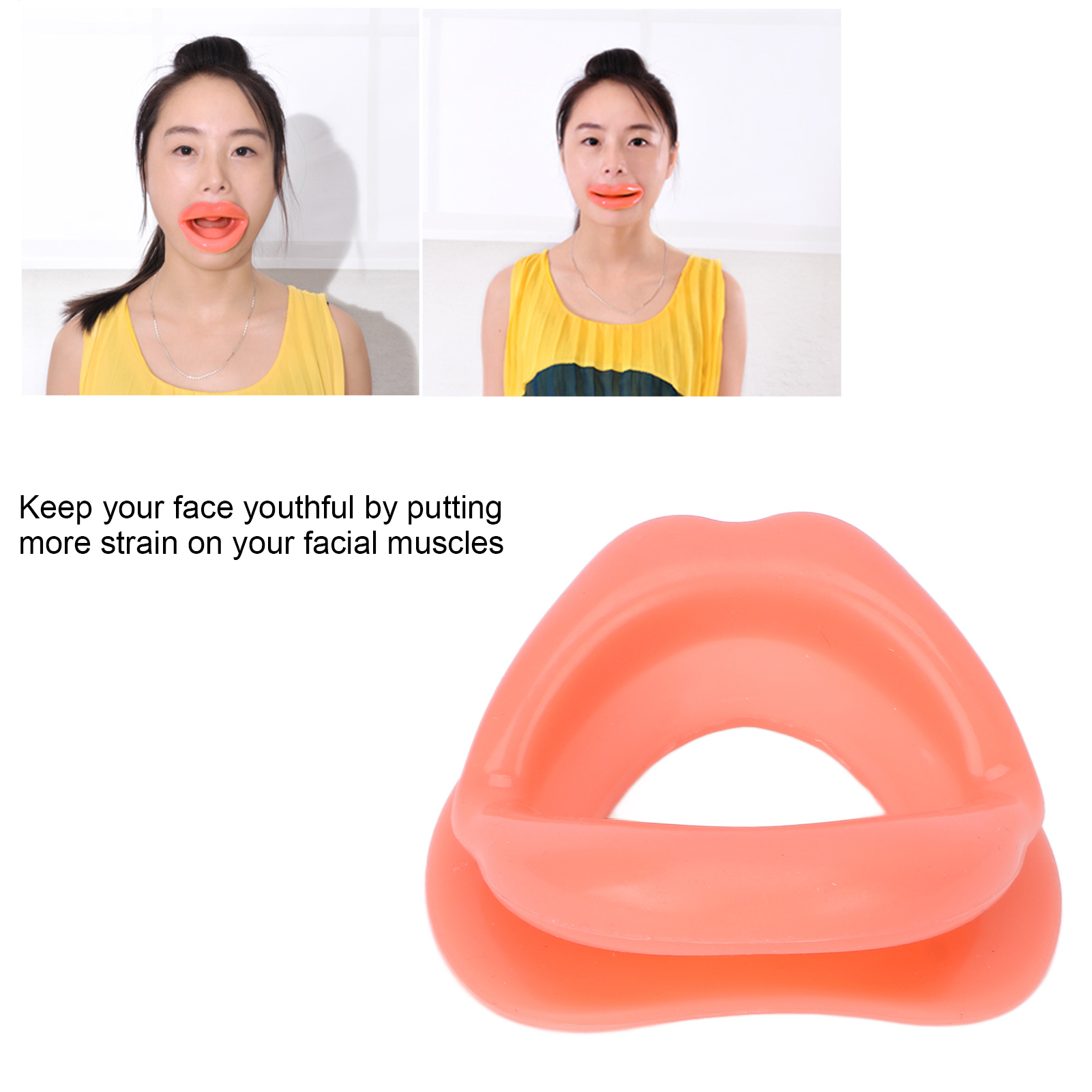 Face Massager - Borracha de silicone rosto mais magro