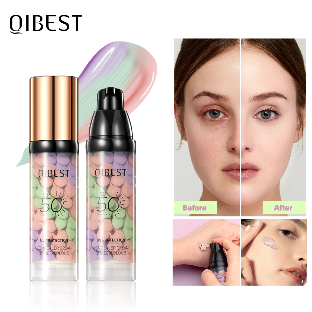 Beauty Makeup Foundation - Qibest primer de maquiagem facial, creme