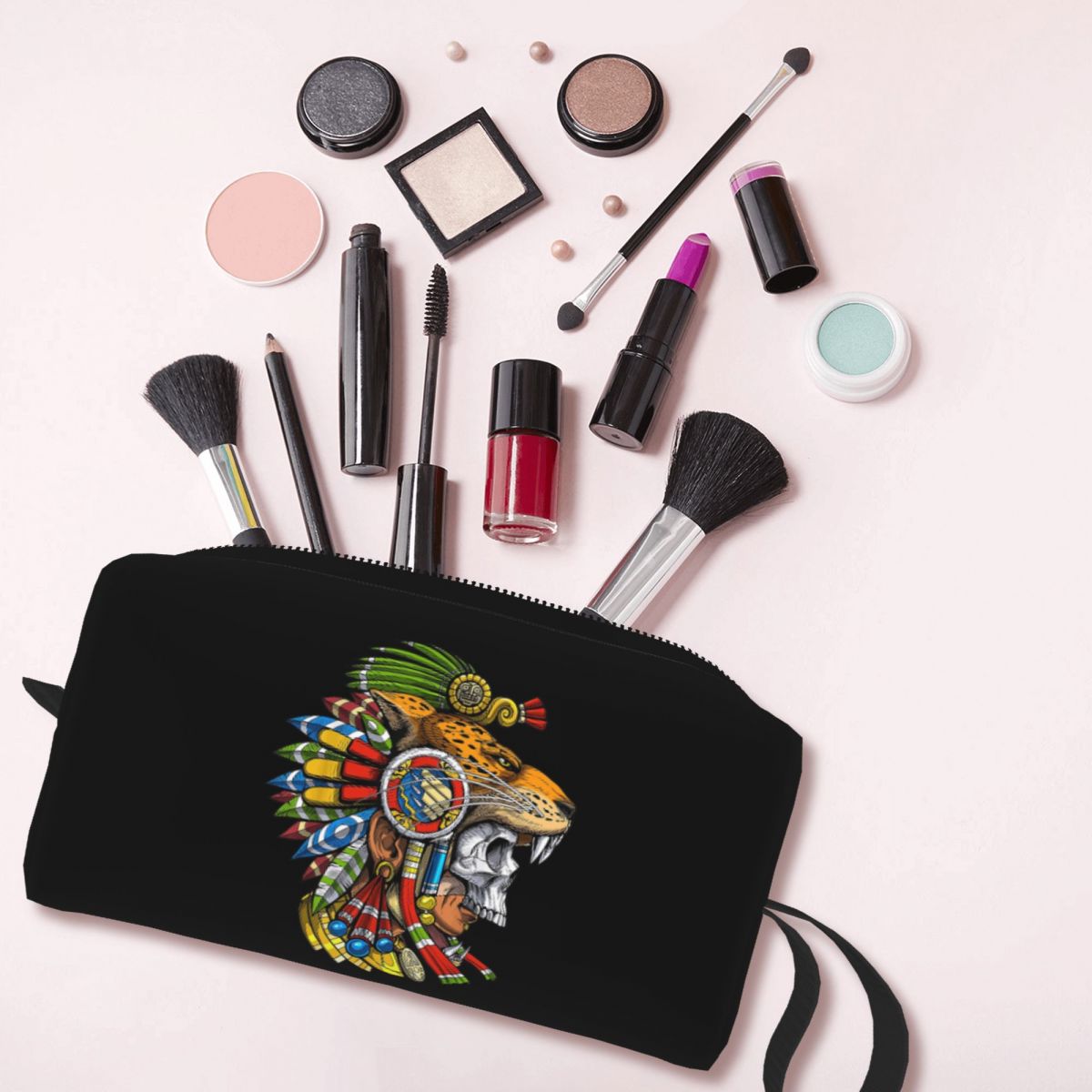 Jaguar Beauty Makeup - Máscara de Guerreiro Jaguar Crânio Asteca,