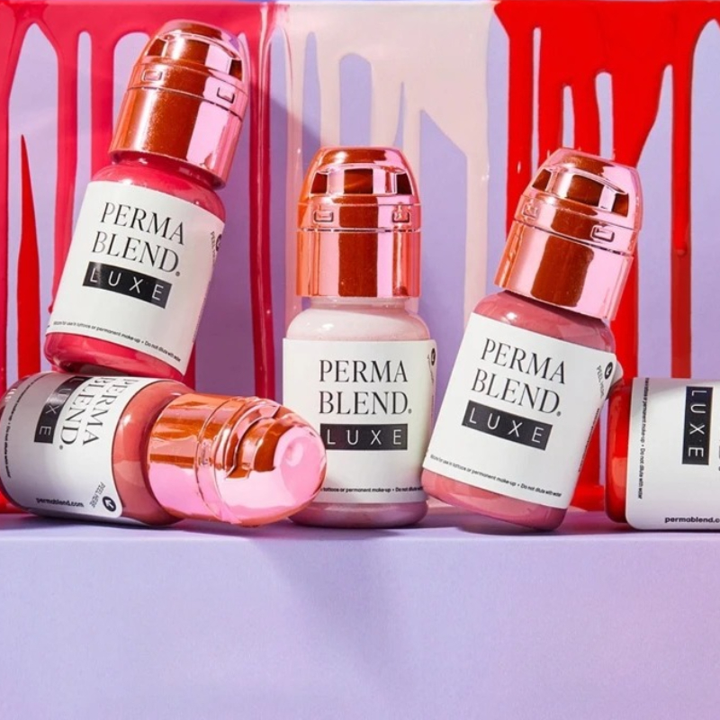 Beauty Luxe Makeup - Tintas de maquiagem permanente labial planta