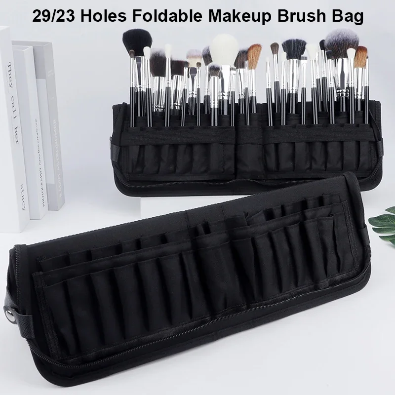 Beauty Makeup Kit - Bolsa dobrável para pincéis de maquiagem,