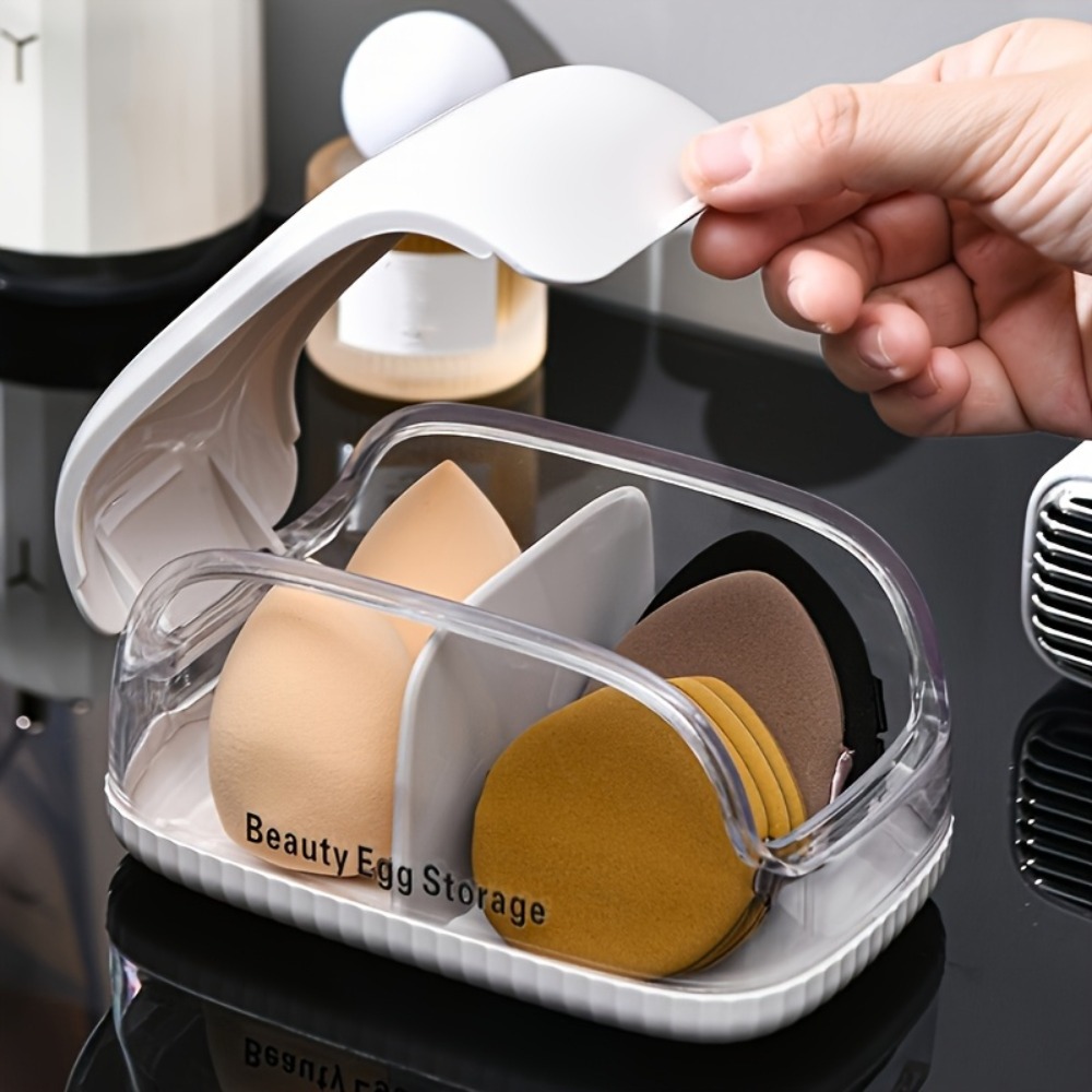 Beauty Makeup Sponge - Caixa de Armazenamento para Esponjas de