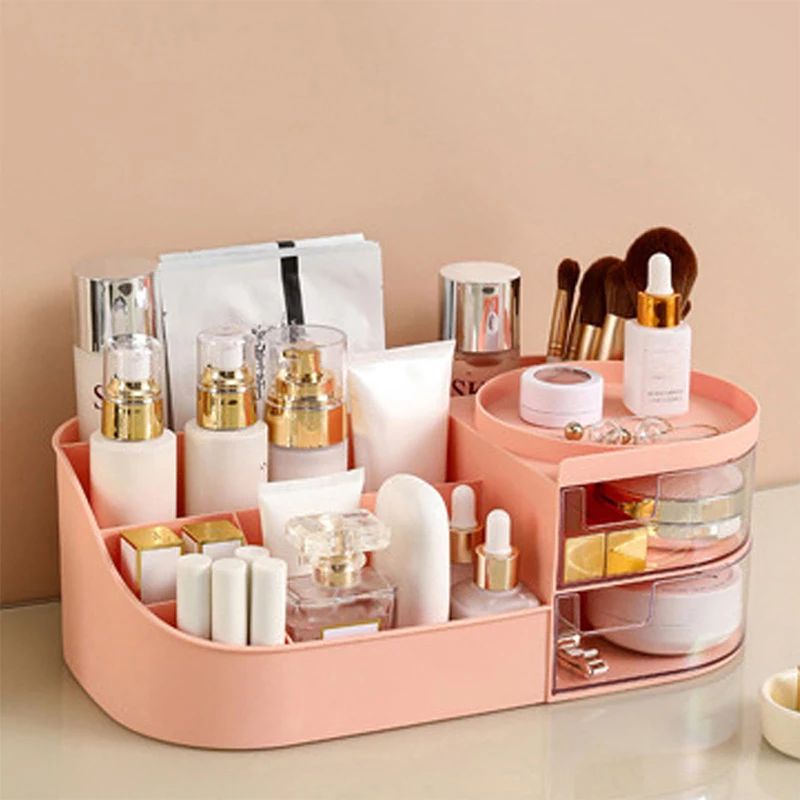 Caixa de Armazenamento de Cosm - Beauty Makeup Desk avaliação e preço