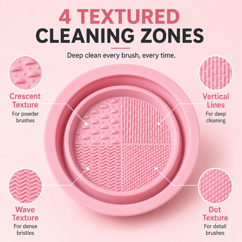 Tigela de Silicone 2 em 1 para - Beauty Makeup Sponge avaliação e preço