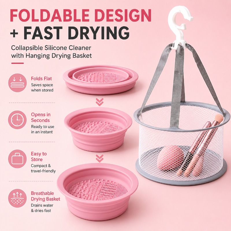 Tigela de Silicone 2 em 1 para - Beauty Makeup Sponge avaliação e preço