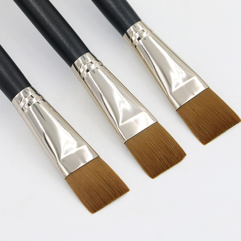 【L】Pincel de Base Quadrado Pla - Beauty Makeup Foundation avaliação e preço