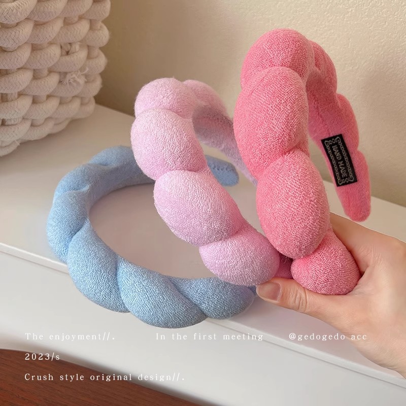 Faixa de cabelo retrô inchada, - Beauty Makeup Sponge avaliação e preço