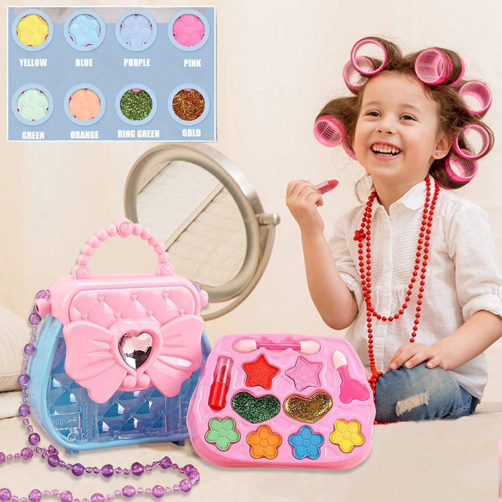 Conjunto de brinquedos infanti - Beauty Makeup Kit For Kids avaliação e preço