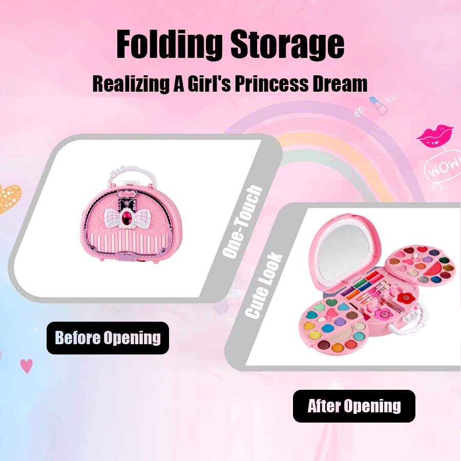 Crianças brinquedos de beleza  - Beauty Makeup Kit For Kids avaliação e preço