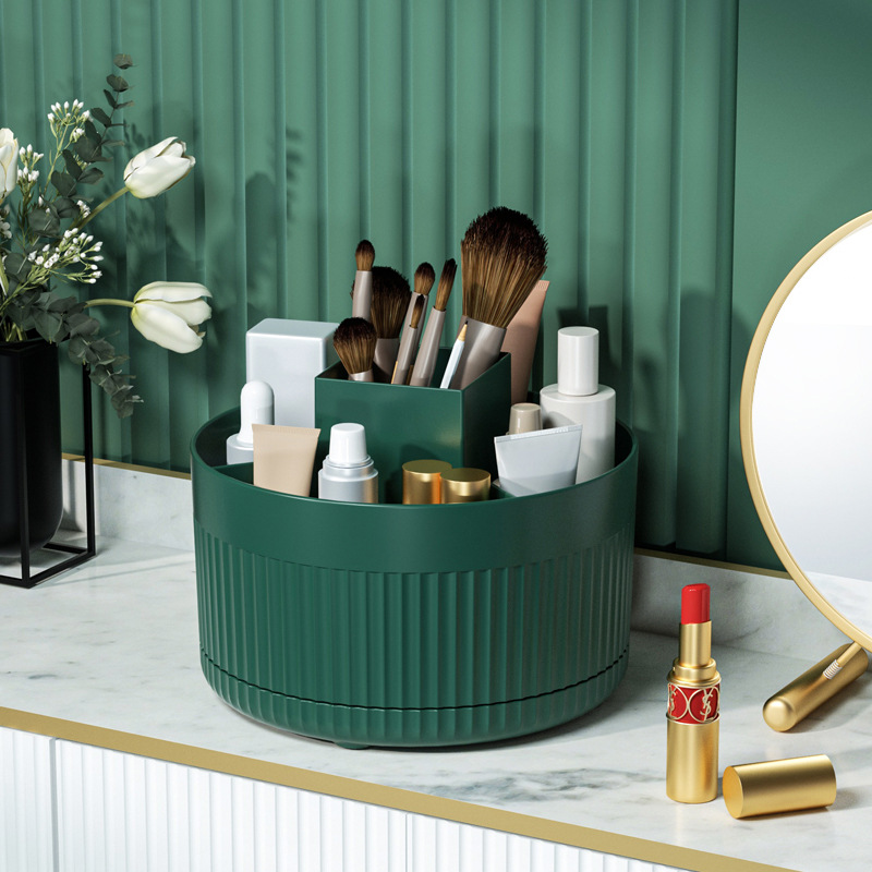 360 °   Organizador Giratório  - Beauty Makeup Desk avaliação e preço