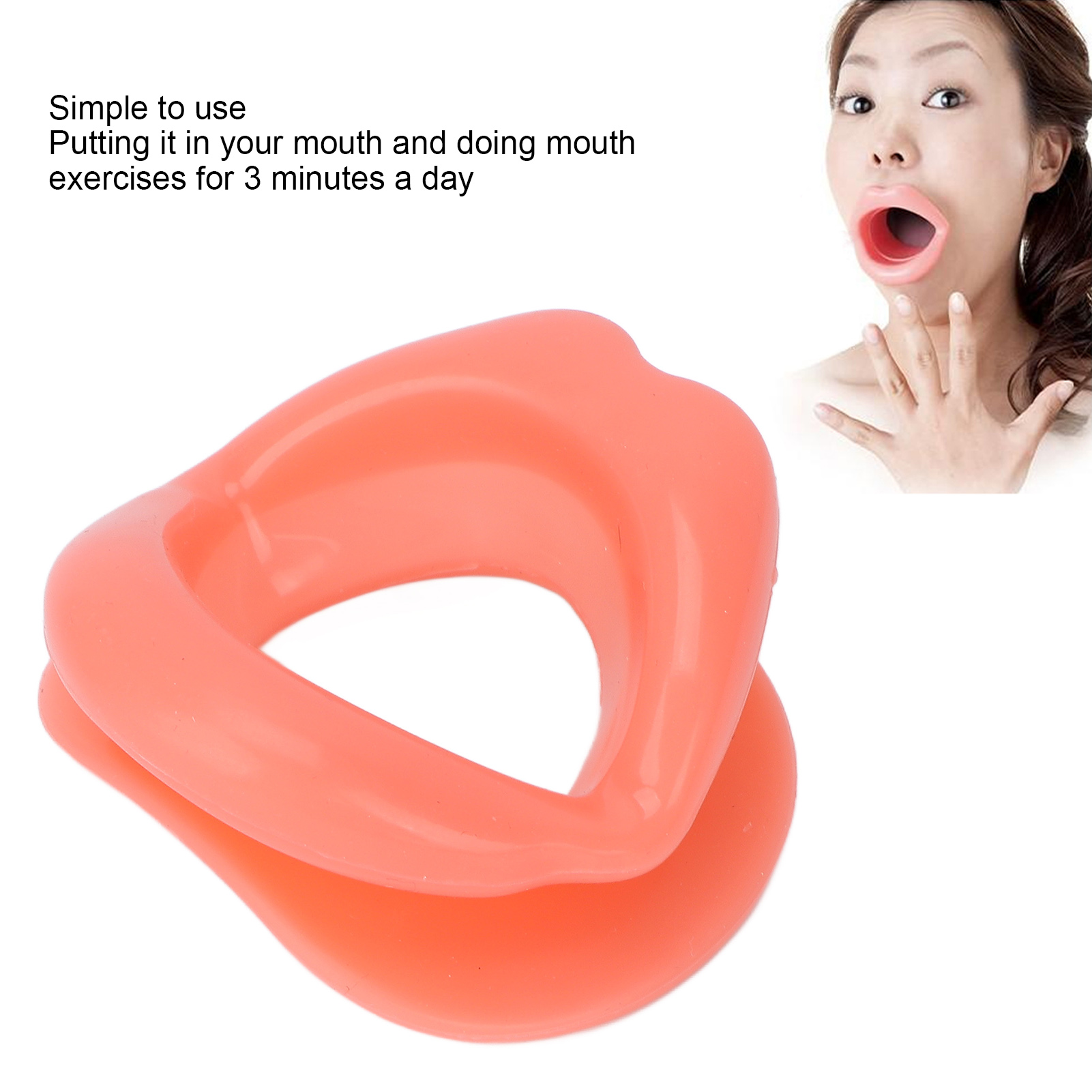 Borracha de silicone rosto mai - Face Massager avaliação e preço