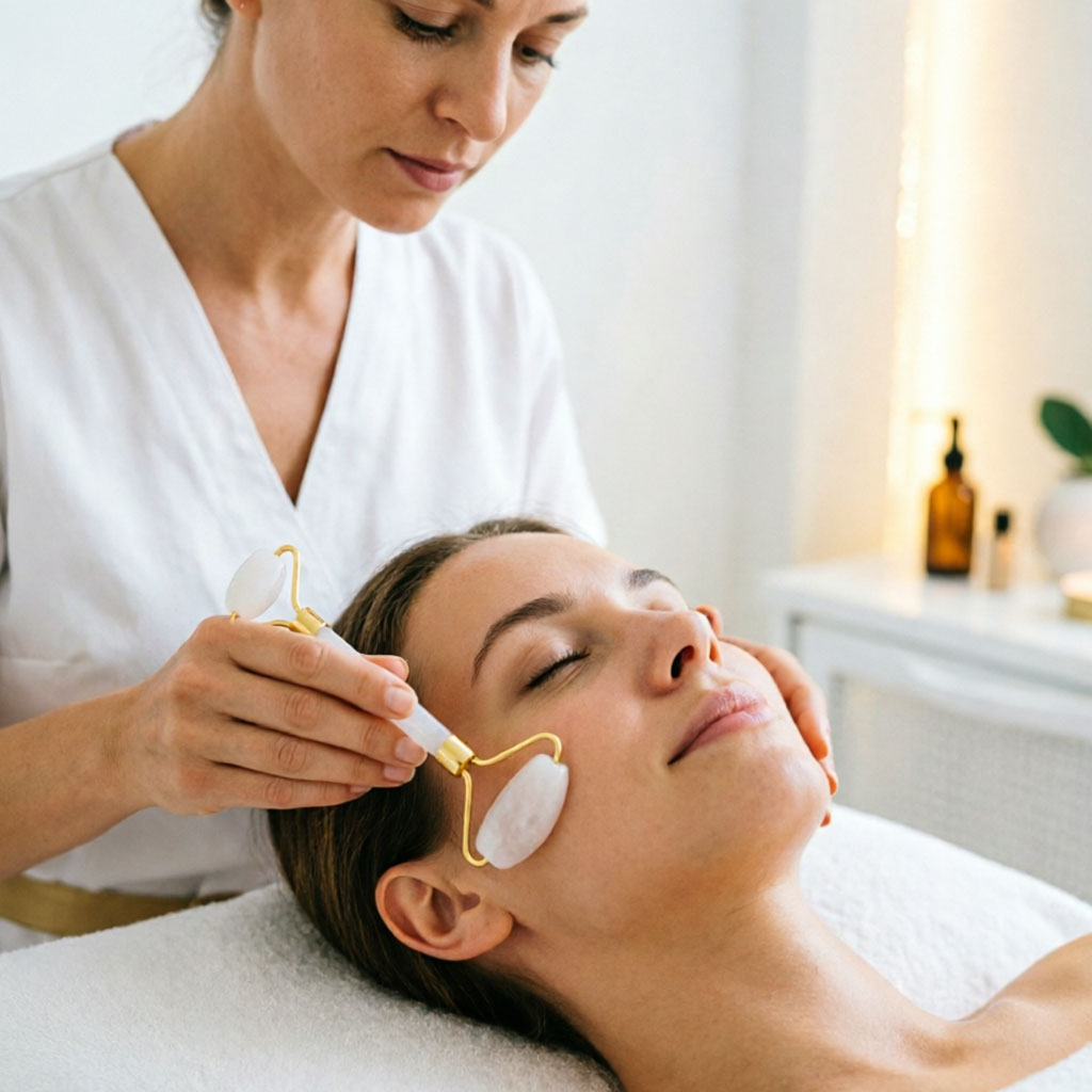 Conjunto de Gua Sha de Jade Na - Face Massager avaliação e preço
