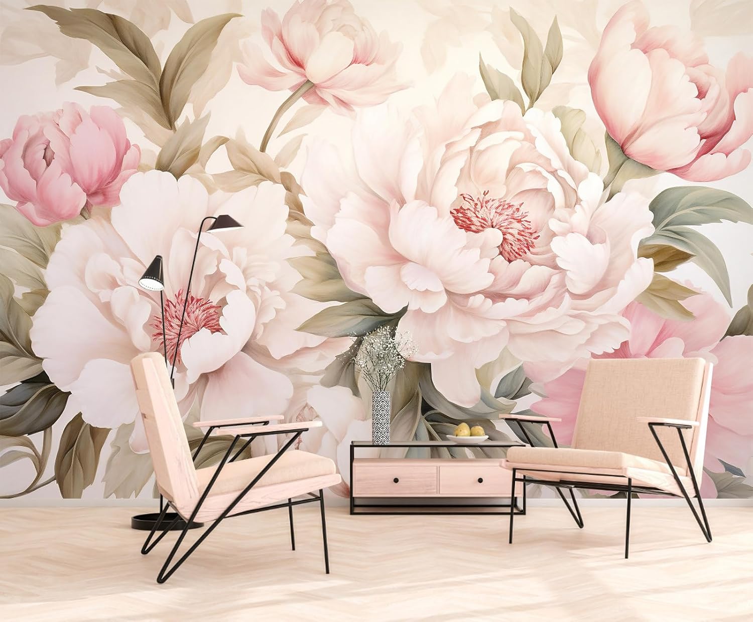 Papel de Parede Floral Elegant - Beauty Makeup Desk avaliação e preço