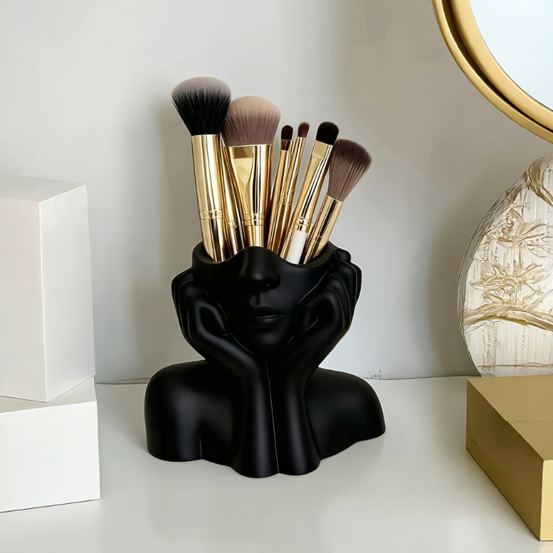Suporte de pincel de maquiagem - Makeup Beauty Ro avaliação e preço