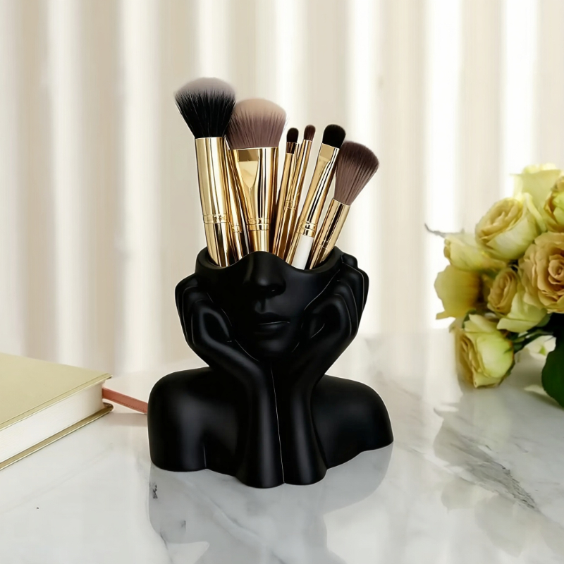 Suporte de pincel de maquiagem - Makeup Beauty Ro avaliação e preço