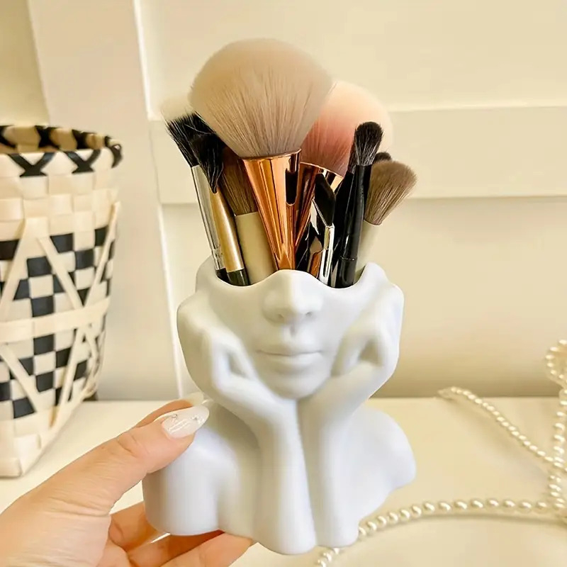 Suporte de pincel de maquiagem - Makeup Beauty Ro avaliação e preço