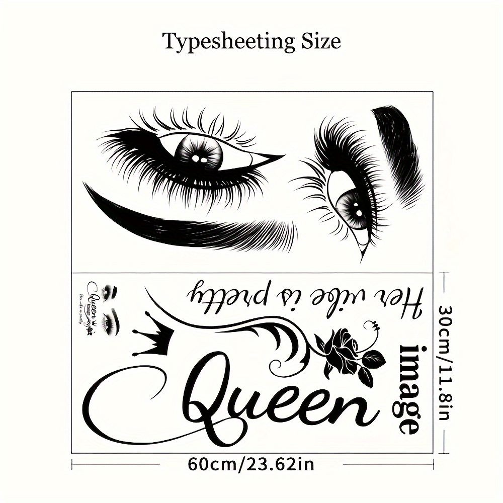 Adesivo de parede com coroa de - Beauty Queen Makeup avaliação e preço