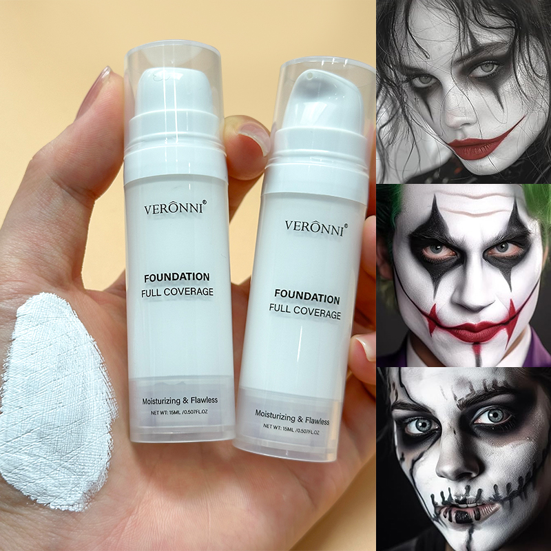 Halloween líquido goth branco  - Beauty Makeup Foundation avaliação e preço