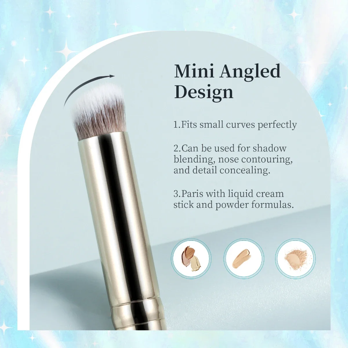 Pincel de maquiagem corretivo  - Beauty Queen Makeup avaliação e preço